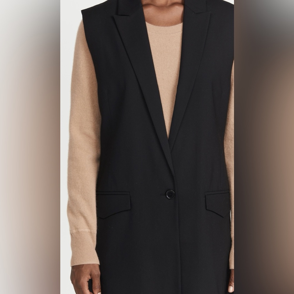 Munthe Reims Long Line Single Button Closure Gill… - image 3